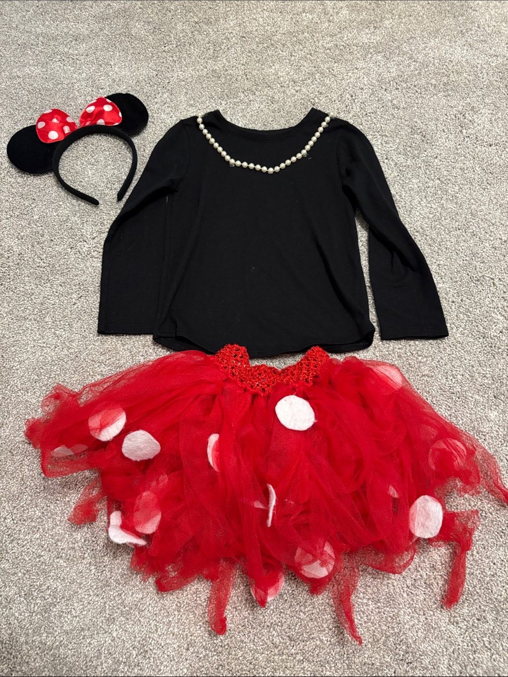 Toddler Minnie Mouse Inspired Tutu Costume Set 3T